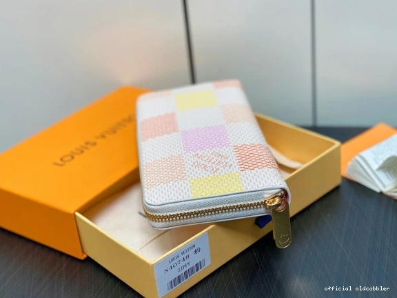 Official oldcobbler WALLET-19.5*10.5*2.5 VUITTON LOUIS cm ZIPPY 0728